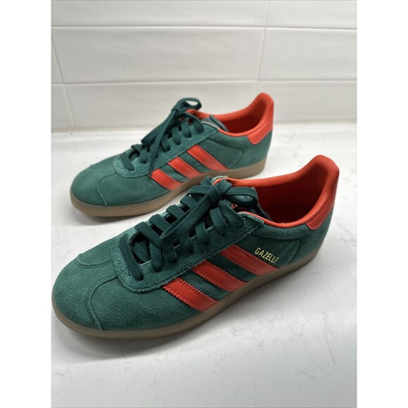 Adidas Originals Gazelle (COLL GREEN/PRELOVED RED/GUM 3) Men\'s Shoes 7.5 IG6200 main image 6